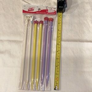 Susan Bates Set of 3 Knitting Needles